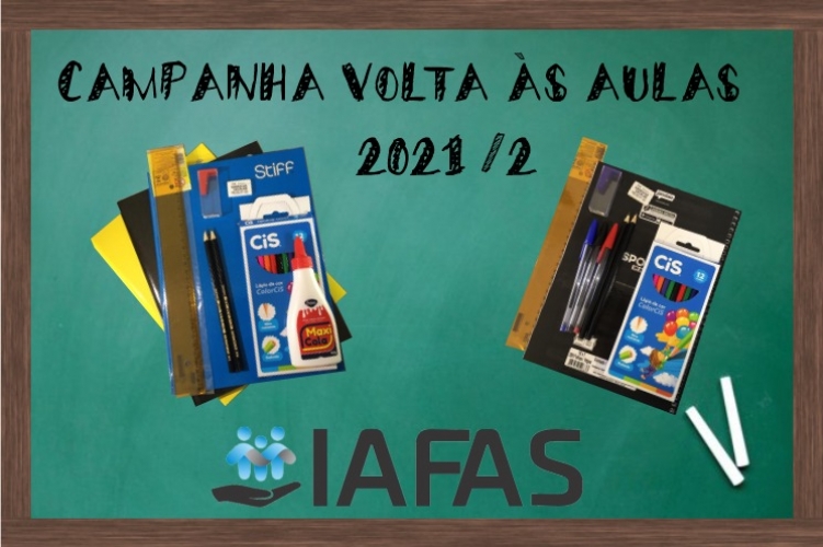 IAFAS | CAMPANHA VOLTA ÀS AULAS 2021/2 - ENCERRADA EM 31/08/2021
