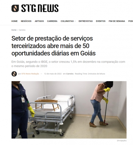 Setor de prestação de serviços terceirizados abre mais de 50 oportunidades diárias em Goiás